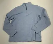 Vineyard Vines Jack Pullover Sweater Blue Saltwater Quarter Zip Size Medium Men