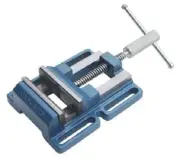 RS Pro DRILL PRESS VICE 100x100x32.5mm Hardened & Ground Jaws, Screw Mounting
