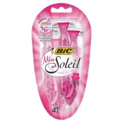 BIC Miss Soleil Disposable Women's Razors, 4 Each