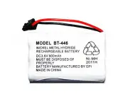 Compatible Battery Uniden BT446 BT909 CORDLESS 2315 2355 5855 7855 8955 2