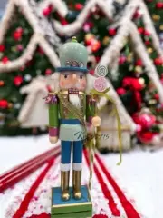 Christmas Nutcracker Candy Land Soldier 15 Inch NEW Cute Candy Land Home Decor
