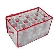 Simplify Ornament Storage Organizer | Storage | Fits 112 Ornaments | Zipper
