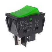 30A 250VAC/35A 125VAC KCD2 KCD4 Rocker Switch DPST Heavy Duty 4-Pack
