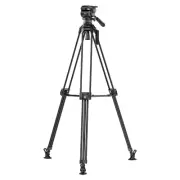 Ulanzi Carbon Fibre Video Tripod - Sturdy 22lb Load Capacity 64.5" Extendable