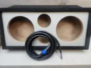 Car Audio Speaker Enclosure Box Chuchero For 8" Mids and 4" Tweeters 3/4" MDF