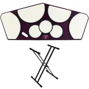 Vic Firth Heavy Hitter Quadropad with Stand - Large with Rim