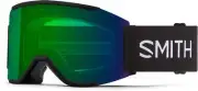 Smith Squad Mag Snow Goggles, Black Frame, ChromaPop Everyday Green Mirror Lens