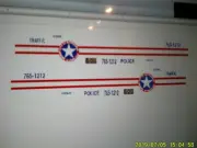 Pittsburgh Pennsylvania Police Patrol Car Decals 1:43 Old School