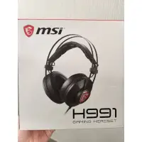 在飛比找蝦皮購物優惠-msi H991 微星電競耳機