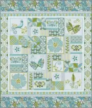 New Applique Quilt Pattern SOUL BLOSSOM 60" x 70"