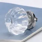 Transparent Glass Door Knobs Furniture Cabinet Drawer Handles Acrylic