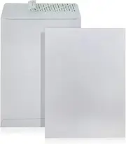 13" x 18" White Peel & Seal Catalog Mailing Envelopes 27lb - Great for Mailing, Storage & Organizing (25)