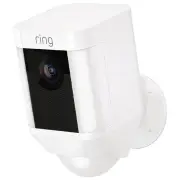 Ring Spotlight Wireless Security Camera (White)