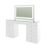 Adeline LED Mirror Storage Dressing Table