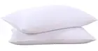 puredown® Goose Feathers and Down White Pillows with 100% Cotton Cover, Bed S...