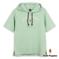 在飛比找momo購物網優惠-【Hush Puppies】女裝 帽T 簡約品牌英文刺繡小狗