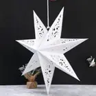Grille Christmas Lampshade Christmas Decoration Stars Lampshade Paper Lantern