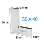 90 Degree Flat Edge Square Right Angle Square L-shaped Carpenter's Ruler 50*40mm