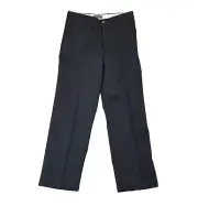 Dockers easy khaki pants men's 32x30 blue preppy flat front straight NEW