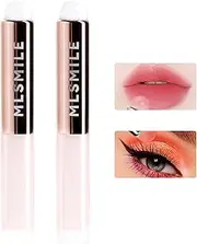 2PCS Silicone Lip Brush for Lipstick, Silicone Brush for Eyeshadow, High Elastic Lip Mask Applicator Lipstick Brush, Multi-Purpose Silicone Brush Makeup for Lip Gloss, Lip Applicator Reusable Lip Wand