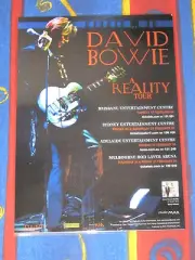 DAVID BOWIE - 2004 ' A REALITY' Australian Tour Poster - Laminated Tour Poster