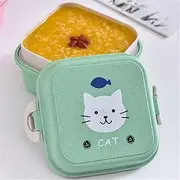 Bento Box Lunch Box,Cute Cartoon Lunch Lunch Box Portable Fruit Salad Box Packed Lunch Picnic Container Work Lunch Box (Color : B, Size : As The Picture Shows) (Color : B, Size :