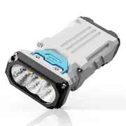 2,500 High Lumens Outdoor Mini Pocket Flashlight Rechargeable Waterproof Flashlight for EDC Camping Emergency-White