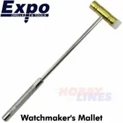 Hammer Mallet Nylon Brass head Jewelery Watchmaker Length 240mm Expo Tools 73018
