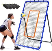 Volleyball Rebounder Net, 5 Angles Adjustable Volleyball Training Equipment Boun