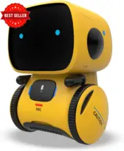 Robot Toy for Kids Yellow STEM Educational Voice Control Gift Boys Girls Age 3-7