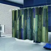 Repair Stacked Blocks 3D Shower Curtain Waterproof Fabric Bathroom Decoration