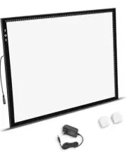 HSK A2 Artist tracing Light Box Copy Table 12V2A Adapter Dimmerable