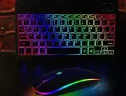 10inch Backlit For iPad Keyboard And Mouse Backlight Bluetooth Keyboard For IOS