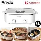 ANKALE Electric Cooker Twin Mandarin Duck Hot Pot Cooking Multifunctional 5L AU
