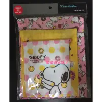 在飛比找蝦皮購物優惠-日本製 Snoopy 史努比束口袋3枚入 束口袋