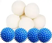 Dryer Balls, Set of 10, Soften Fabrics Naturally, Reusable, Reduce Wrinkles, Saves Drying Time