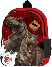 [TDL] Boys/Girl's Children's Backpack School and Travel Bag For Kids, Jurassic World - T-rex Zone