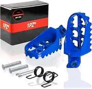 1PZ AP1-Y01 Blue Aluminium Footrest Foot Pegs Rest For Yamaha PW50 PW80 TW200 TTR90 TTR90E Honda XR50R CRF50 CRF70 CRF80 CRF100F Dirt Bike Motocross