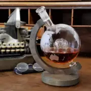 Fire Department Artisanal Glass Decanter