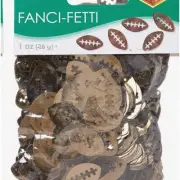 Touchdown Tidbits - Brown Fanci-Fetti Footballs (1 Oz/Pkg) - Fun Party Accessory