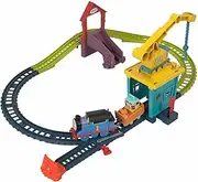 Thomas & Friends Fix 'Em Up Friends Train and Track Set with Motorized Thomas Engine for Preschool Kids 3 Years & Up