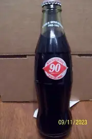 90th Anniversary Fort Smith, Arkansas - Unopened Coca-Cola Bottle