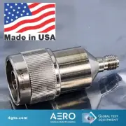 Aero RF Adapters A35F-NM 3.5mm Female to Type N Male Adapter, 18 GHz