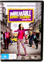 UNBREAKABLE KIMMY SCHMIDT Season 2 -DVD Comedy Series Rare Aus Stock New