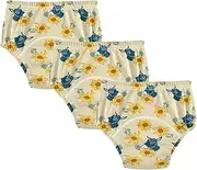 [Caihoyu] Baby Toilet Training Pants Soft Cotton Nighttime Training Pants Boxer Briefs Underwear Set for Toddler Boys Girls