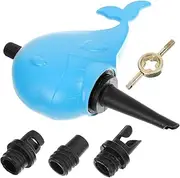 HANABASS 1 Set Inflatable Pump Adapter Portable Compatible with Sup Air Beds and Tents Quick Inflation with Leak Nozzles and Accessories