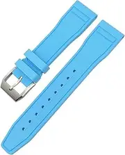 [KAVJU] 22mm Soft Fluororubber FKM Watchbands For IWC Big Pilot Portofino Natural Rubber 21mm 20mm Watch Strap