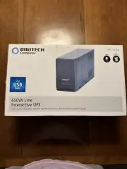 BRAND NEW Digitech 650VA Computer UPS model MP5214 - 7Ah Battery 390w