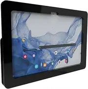 TABcare Anti-Theft Security Acrylic VESA Case Compatible with Samsung Galaxy TAB 10.1" 11" Tablet with Wall Mount Kit & 90-Degree Charge Cable (Black, TAB A9+ 11)