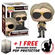 FUNKO POP VINYL TERMINATOR DARK FATE SARAH CONNOR #818 + FREE POP PROTECTOR